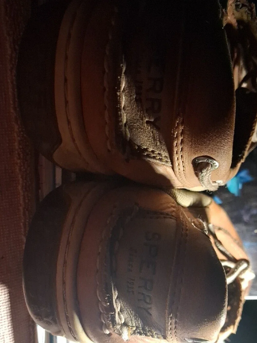 Sperry Brown Leather Boat Shoes